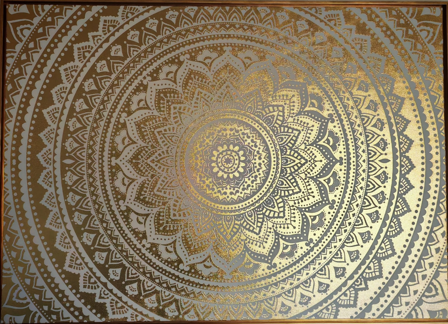 Goldenes Mandala